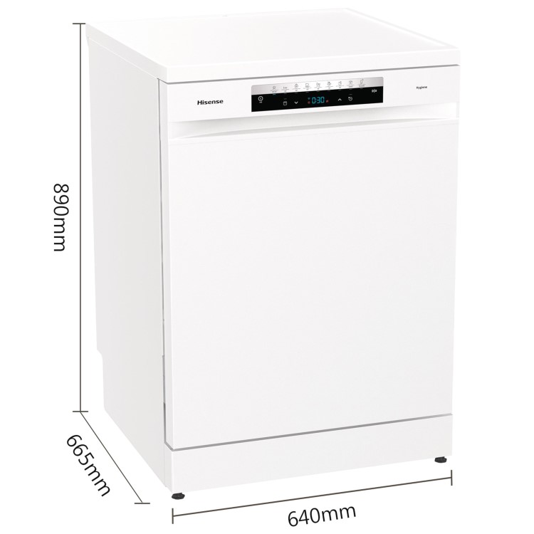 Hisense Hygiene Freestanding Dishwasher - White