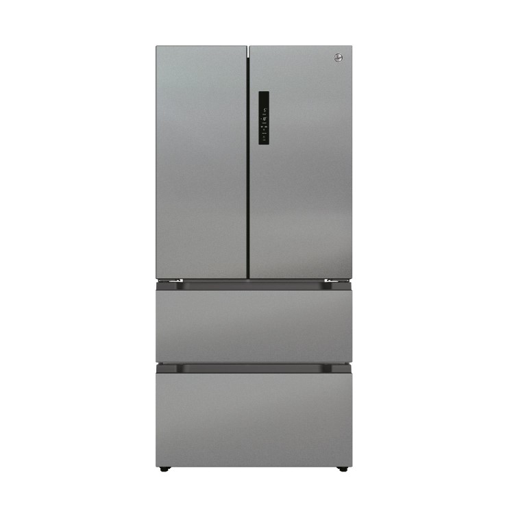 Hoover 436 Litre French Style American Fridge Freezer - Silver