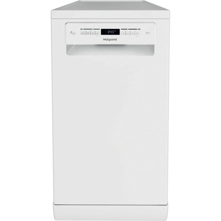 Hotpoint 3D Zone Wash Freestanding Slimline Dishwasher - White