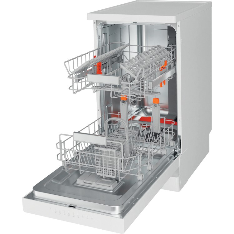 Hotpoint 3D Zone Wash Freestanding Slimline Dishwasher - White