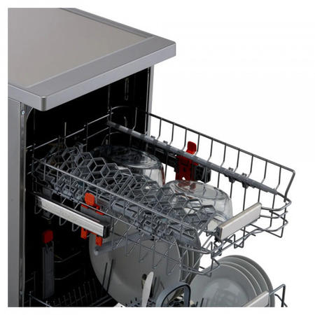 Hotpoint 3D Zone Wash Freestanding Slimline Dishwasher - Stainless Steel