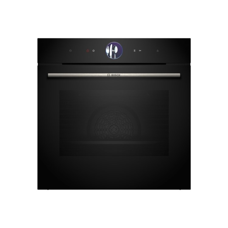 Bosch Series 8 Electric Single Oven With Steam Function - Black