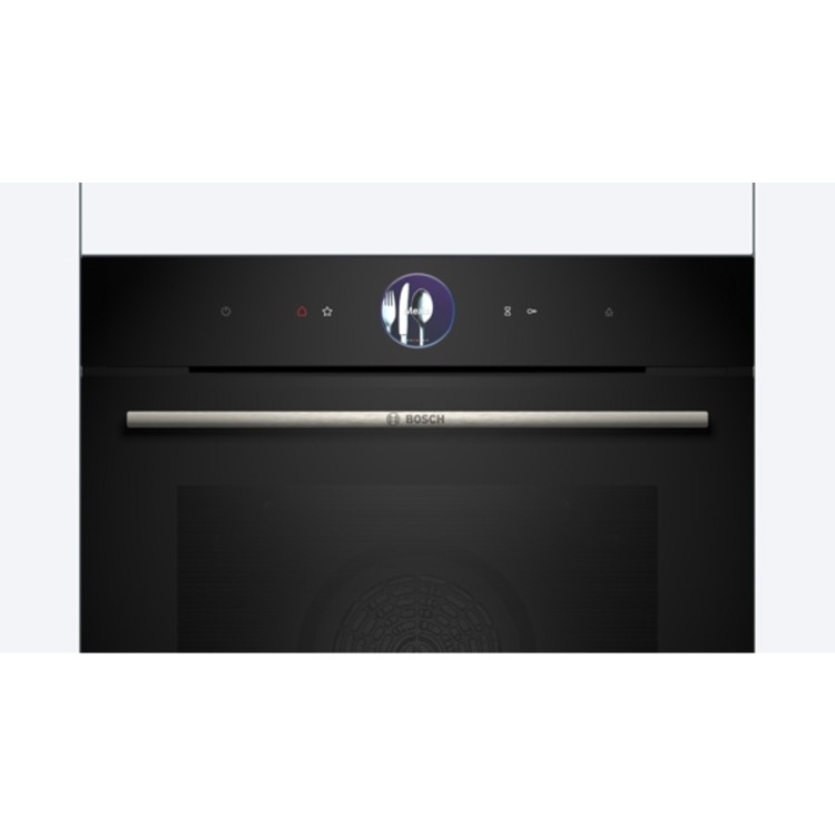 Bosch Series 8 Electric Single Oven With Steam Function - Black