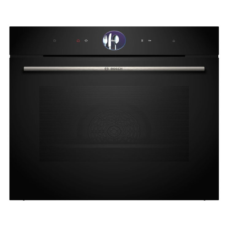 Refurbished Bosch Series 8 HSG7584B1 60cm Single Built In Electric Oven Black