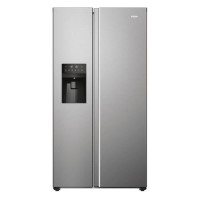 Haier Series 5 511 Litre Side-By-Side American Fridge Freezer - Stainless steel