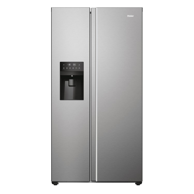 Haier Series 5 511 Litre Side-By-Side American Fridge Freezer - Stainless steel