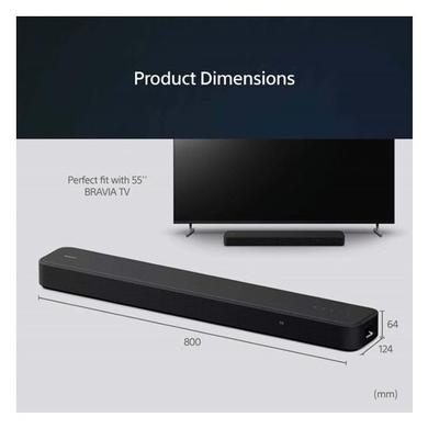 Refurbished Sony HT-S2000 Compact 3.1ch Dolby Atmos soundbar with DTS Virtual_X