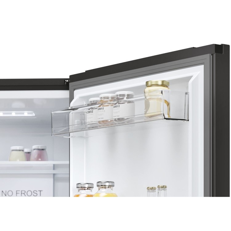 Refurbished Haier Series 3 HTR3619ENPB Freestanding 348 Litre 60/40 Frost Free Fridge Freezer Black