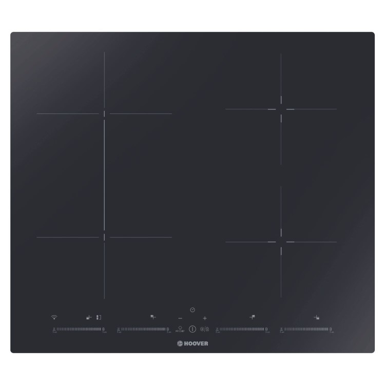 Hoover H-Hob 500 Series 59cm 4 Zone Induction Hob - Black