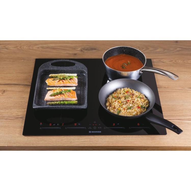 Hoover H-Hob 500 Series 59cm 4 Zone Induction Hob - Black