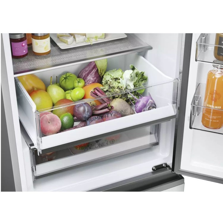 Haier Series 5 357 Litre 60/40 Freestanding Fridge Freezer - Silver