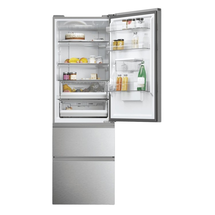 Haier Series 5 357 Litre 60/40 Freestanding Fridge Freezer - Silver