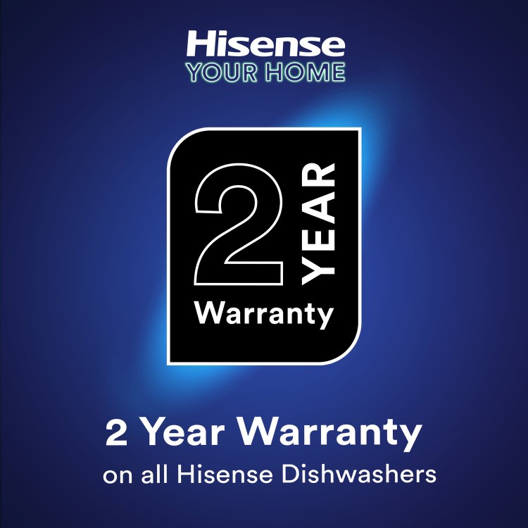 Hisense Integrated Slimline Dishwasher - Silver