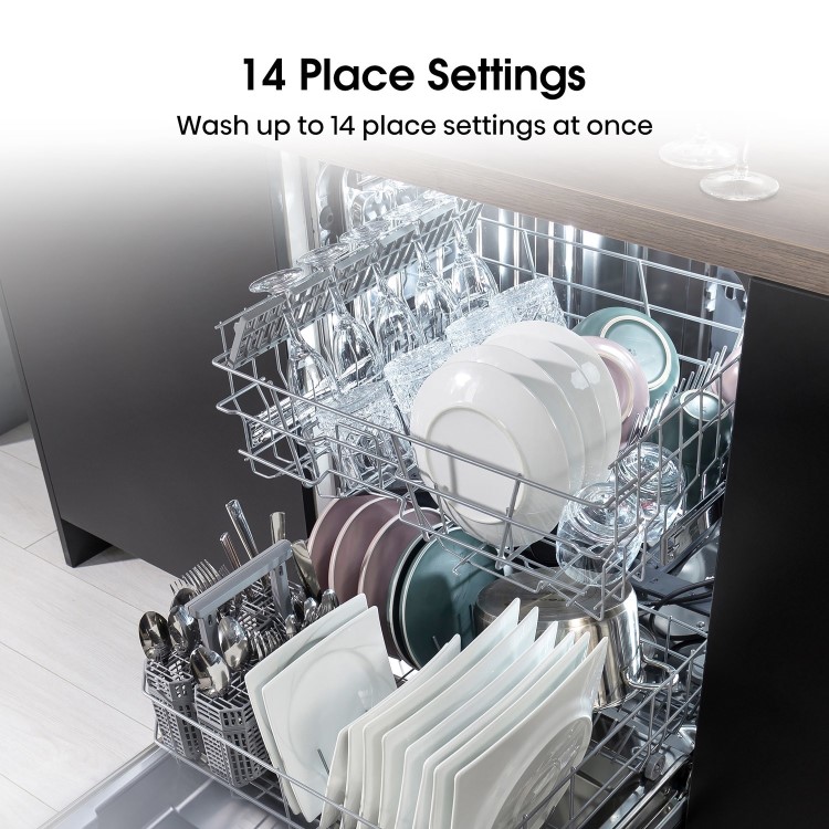 Hisense Auto Dry Integrated Dishwasher - Silver