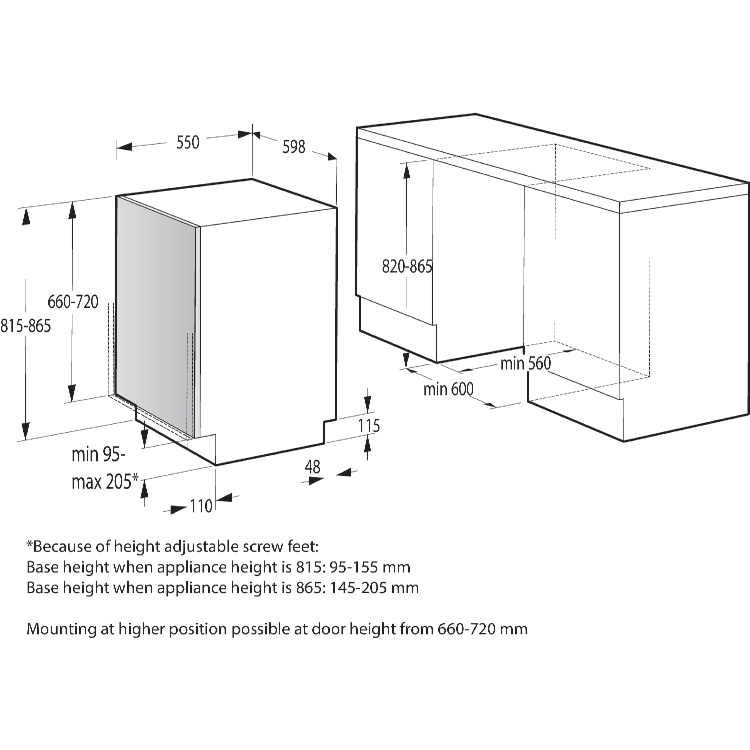 Hisense Auto Dry Integrated Dishwasher - Silver