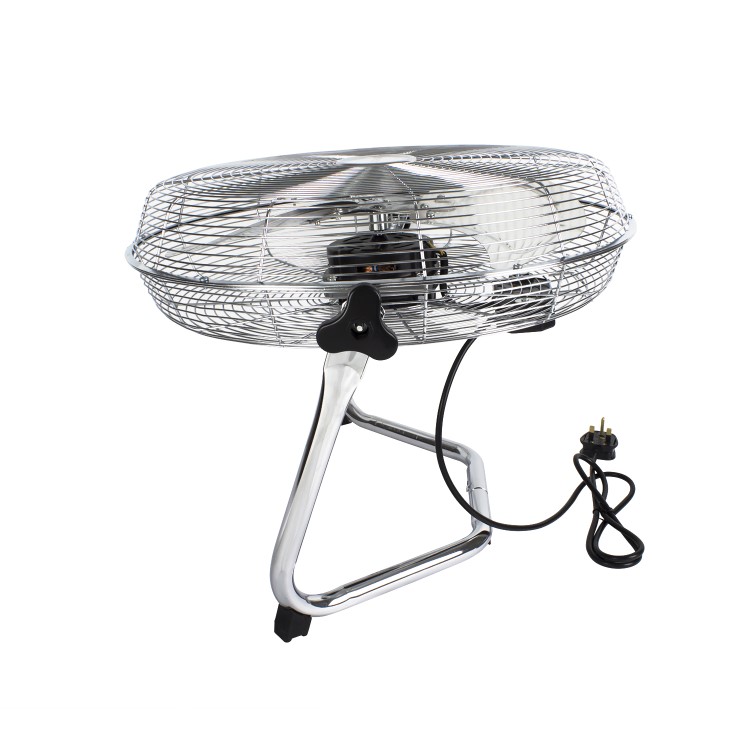 Refurbished electriQ 18" Chrome High Velocity Floor Fan