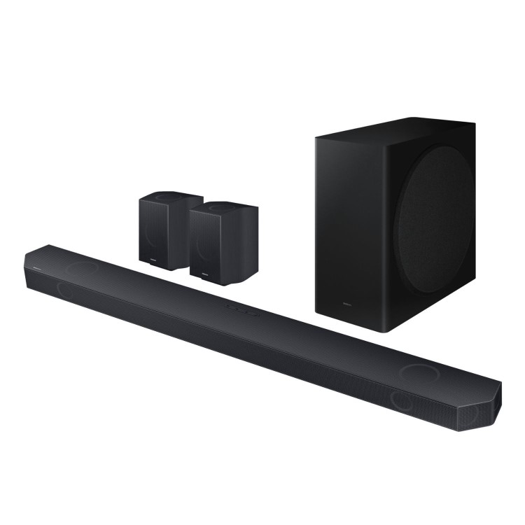 Samsung Q-Series Q990D Cinematic Soundbar with Subwoofer and Rear Speakers