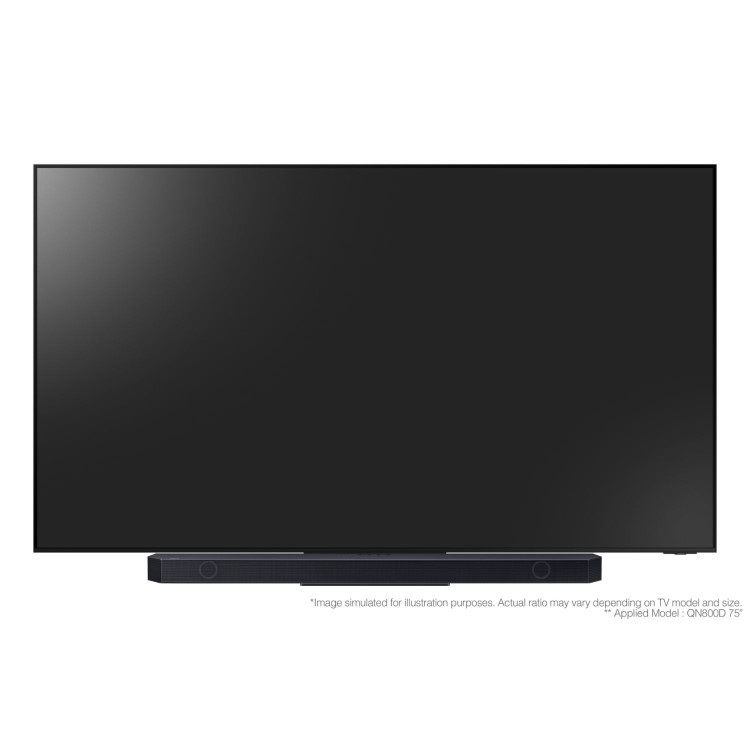 Samsung Q-Series Q990D Cinematic Soundbar with Subwoofer and Rear Speakers