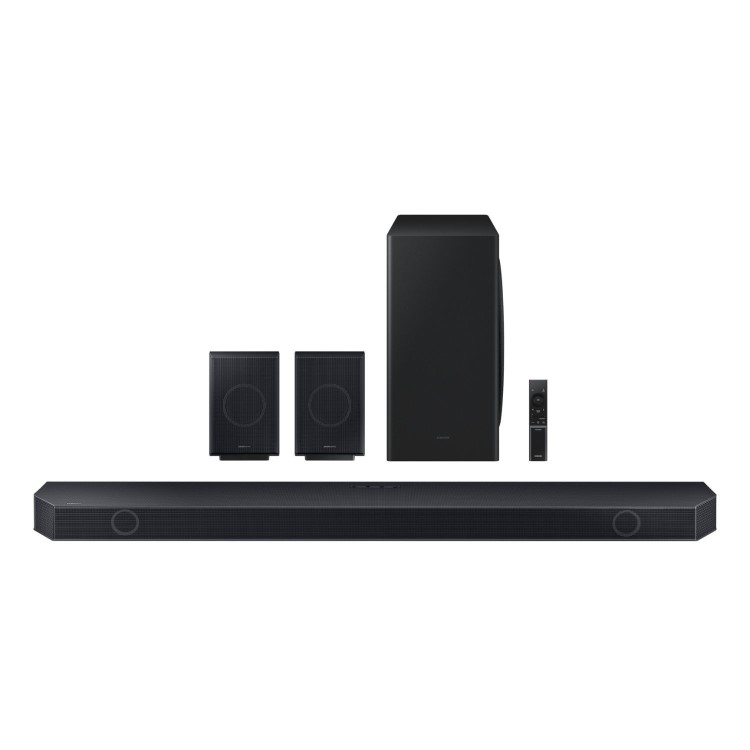 Samsung Q-Series Q990D Cinematic Soundbar with Subwoofer and Rear Speakers