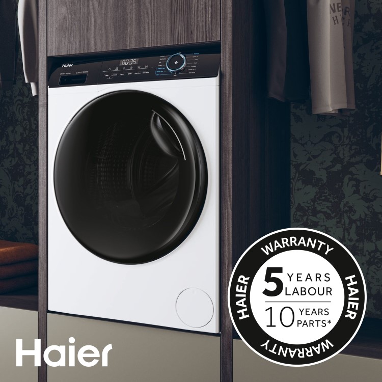 Haier 979 iPro Plus Series 7 10kg 1400rpm Washing Machine - White