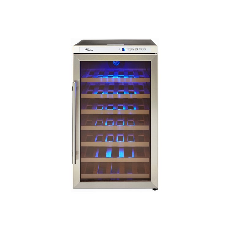 Hostess HW40RMA 50cm Wide 40 Bottle Wine Cooler - Stainless Steel