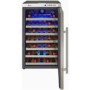 Hostess HW40RMA 50cm Wide 40 Bottle Wine Cooler - Stainless Steel