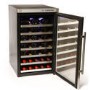 Hostess HW40RMA 50cm Wide 40 Bottle Wine Cooler - Stainless Steel