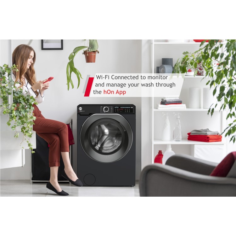 Hoover H-Wash 500 10kg Washing Machine - Black