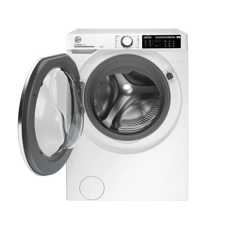 Refurbished Hoover H-Wash 500 HW49AMC/1-80 Freestanding 9KG 1400 Spin Washing Machine White