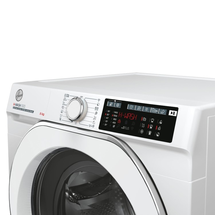 Refurbished Hoover H-Wash 500 HW49AMC/1-80 Freestanding 9KG 1400 Spin Washing Machine White