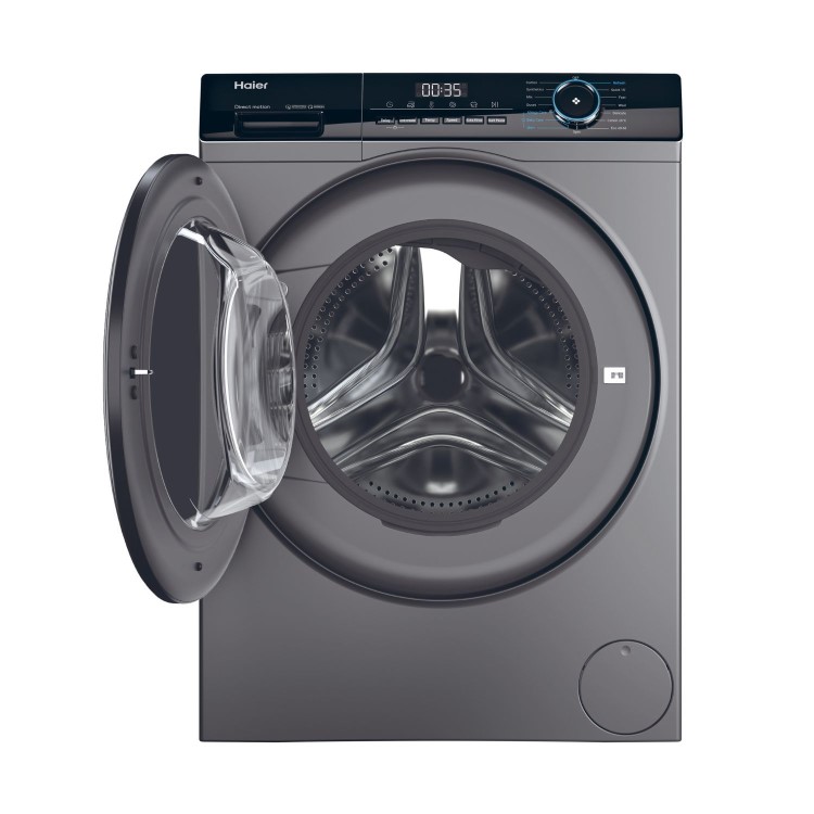 Refurbished Haier HW90-B16939S-UK FS Freestanding 9KG 1600 Spin Washing Machine Graphite