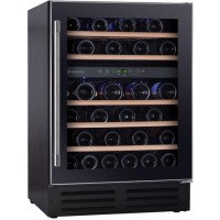 Hoover 46 BottleCapacity Dual Zone Built in Wine Cooler - Black