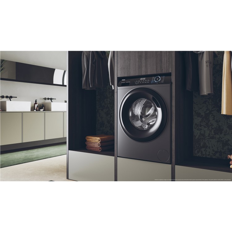 Haier 939 iPro Series 3 10kg Wash 6kg Dry Washer Dryer - Graphite