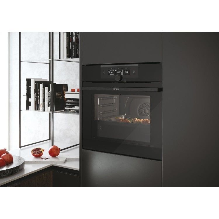 Haier Electric Single Oven - Black