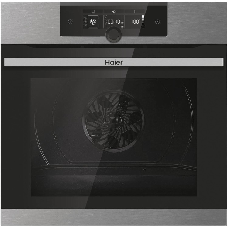 Refurbished Haier HWO60SM2F9XH 60cm Single Built In Electric Oven Stainless Steel