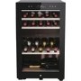 Refurbished Haier HWS42GDAU1 Freestanding 44 Bottle Dual Zone Wine Cooler Black