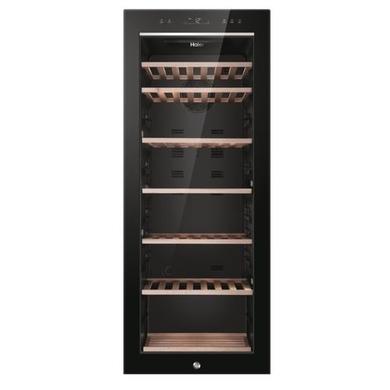 Haier 84 Bottle Single Zone Wine Cooler - Black