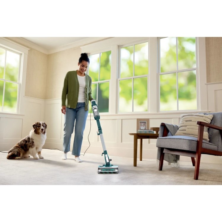 Shark PowerDetect Corded Stick Vacuum Cleaner - Dark Teal & Silver