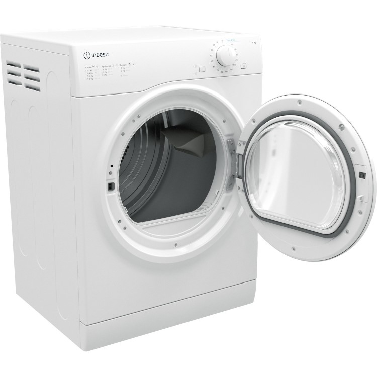 Indesit Turn&Go 8kg Vented Tumble Dryer - White