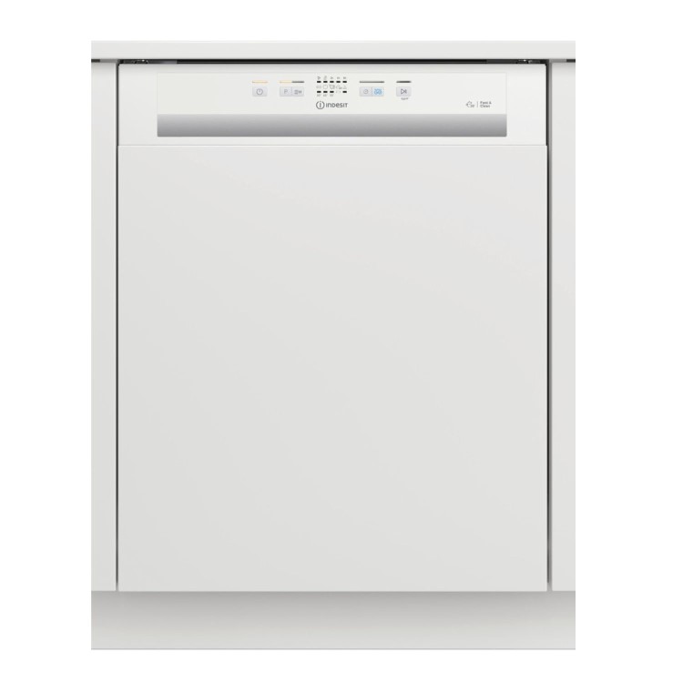 Indesit Semi Integrated Dishwasher - White