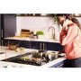 Neff N90 80cm Clear Glass Downdraft Hood - Black