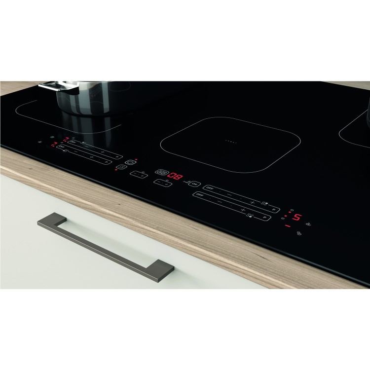 Indesit 77cm 4 Zone Induction Hob with Dualzone