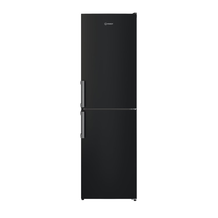 Refurbished Indesit IB55732BUK Freestanding 287 Litre 50/50 Low Frost Fridge Freezer Black