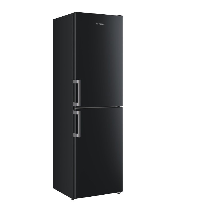 Refurbished Indesit IB55732BUK Freestanding 287 Litre 50/50 Low Frost Fridge Freezer Black