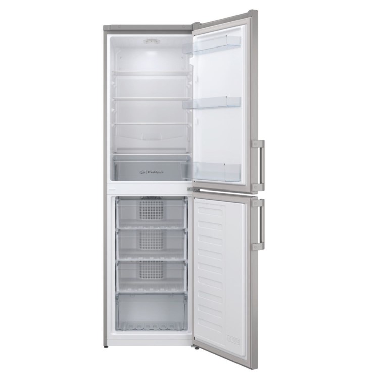 Indesit 287 Litre 50/50 Freestanding Fridge Freezer - Silver