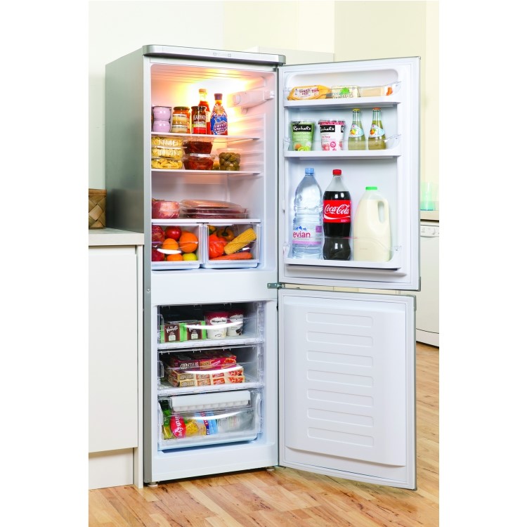 INDESIT IBD5515S 206 Litre Freestanding Fridge Freezer 60/40 Split  55cm Wide - Silver