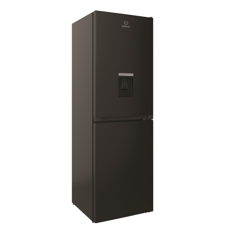 Indesit 322 Litre Freestanding Fridge Freezer - Black