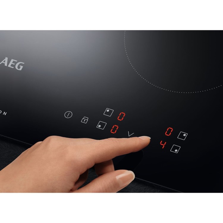 Refurbished AEG 3000 Series IBX64200CB 60cm 4 Zones Induction Hob Black