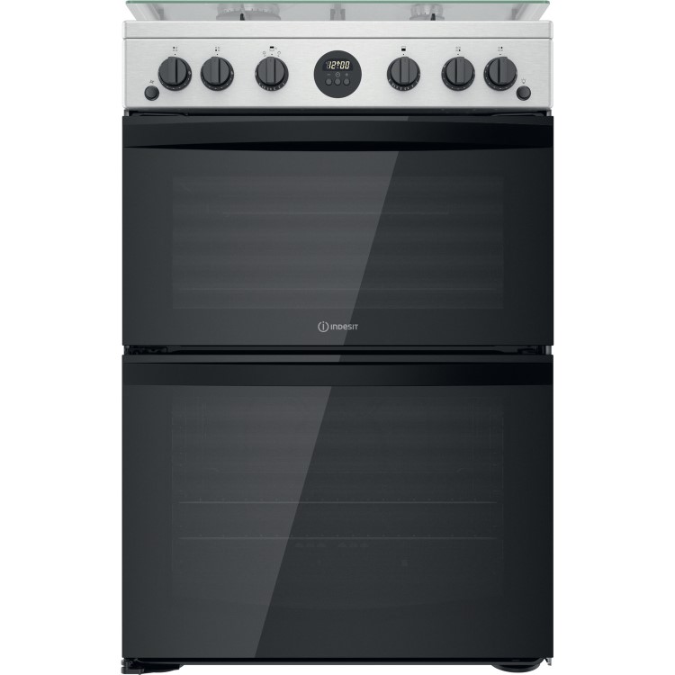 Indesit 60cm Gas Cooker - Stainless Steel