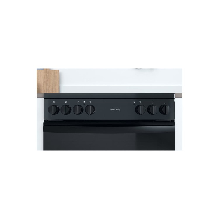 Indesit 60cm Electric Cooker - Black